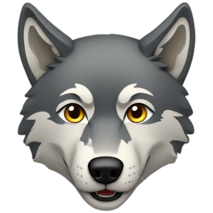 Wolf emoji