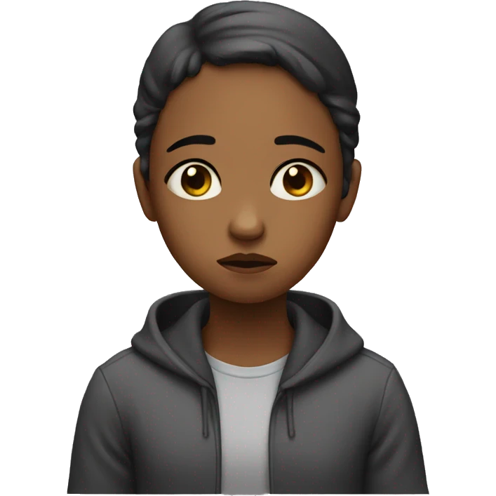 Sad girl emoji