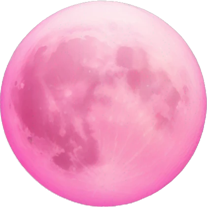 Pink moon  emoji
