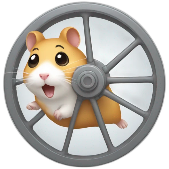 hamster running in wheel emoji