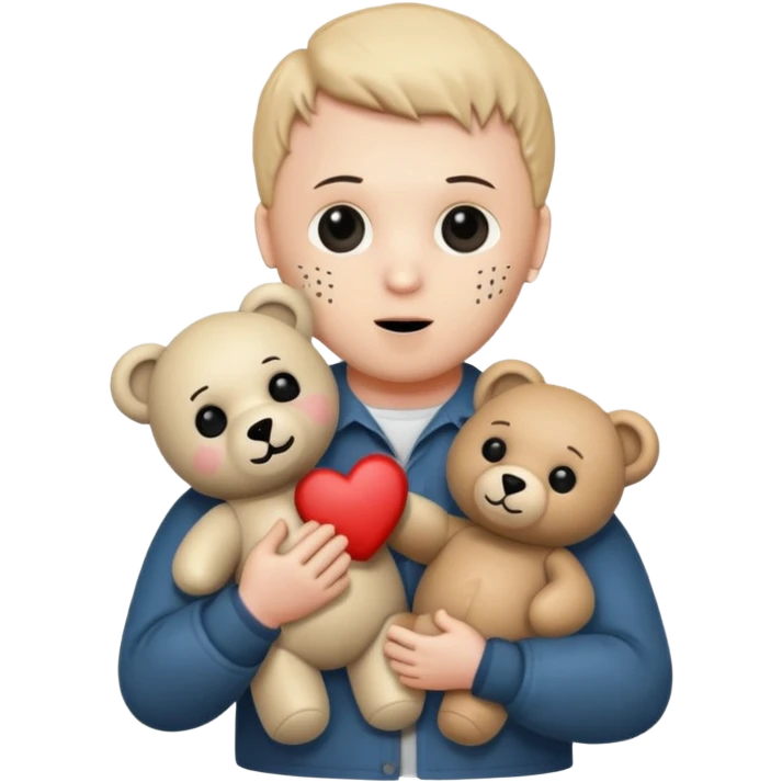 Jason Voorhees, looking cute, heart hands emoji