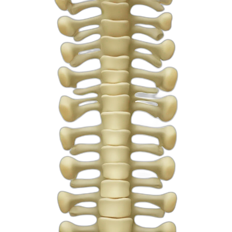 Vertebral spine emoji