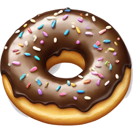 vanilla donut  emoji