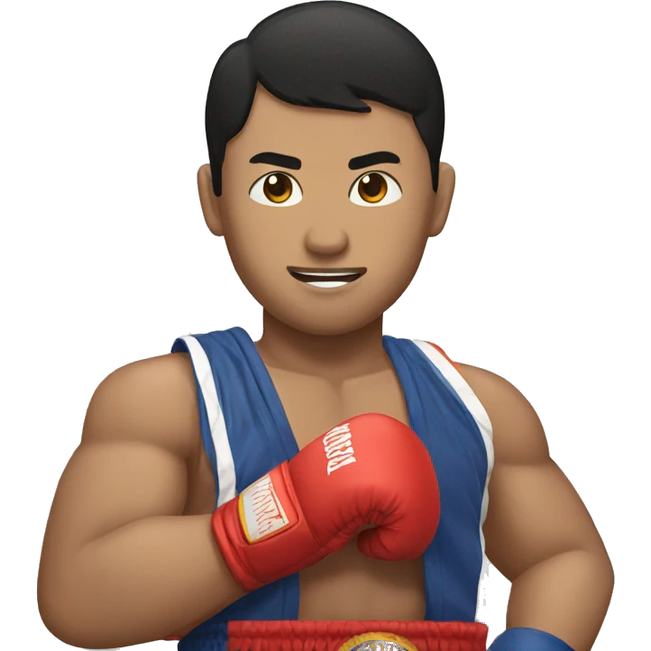 Muay thai fighter emoji