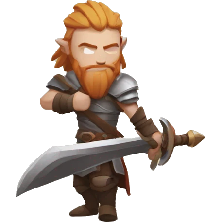 Albion Online viking with sword emoji