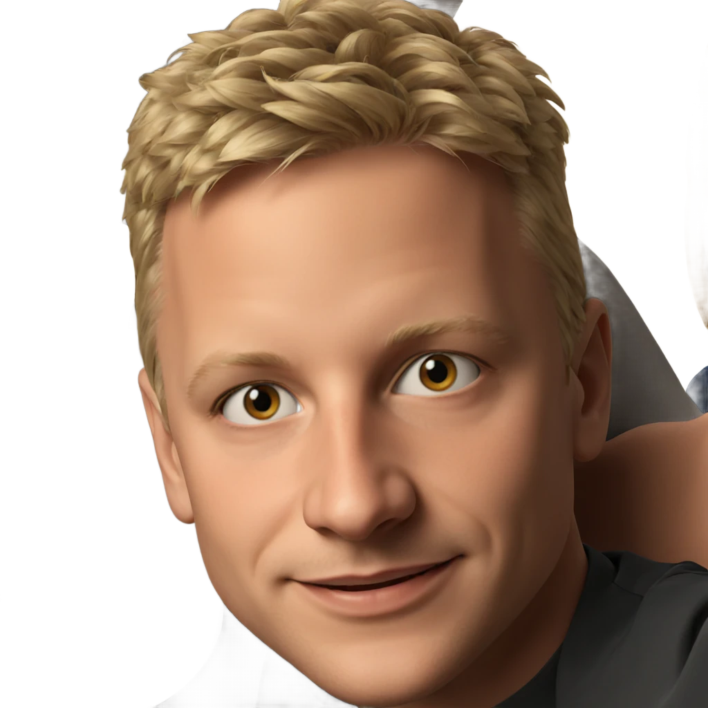 smiling blonde boy portrait emoji