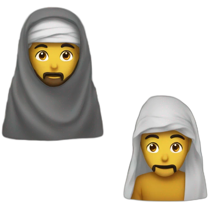 Islamist in a shop emoji
