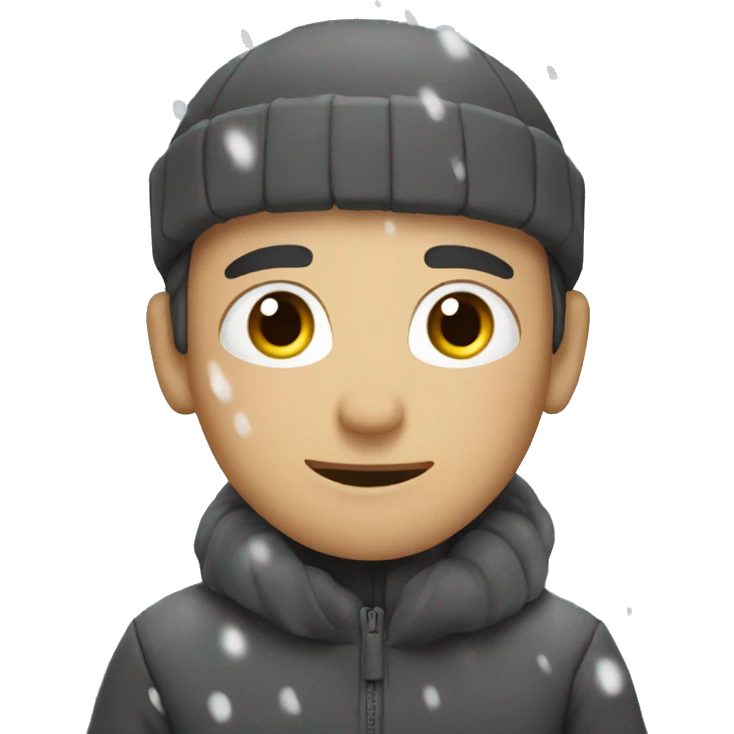 snowing emoji