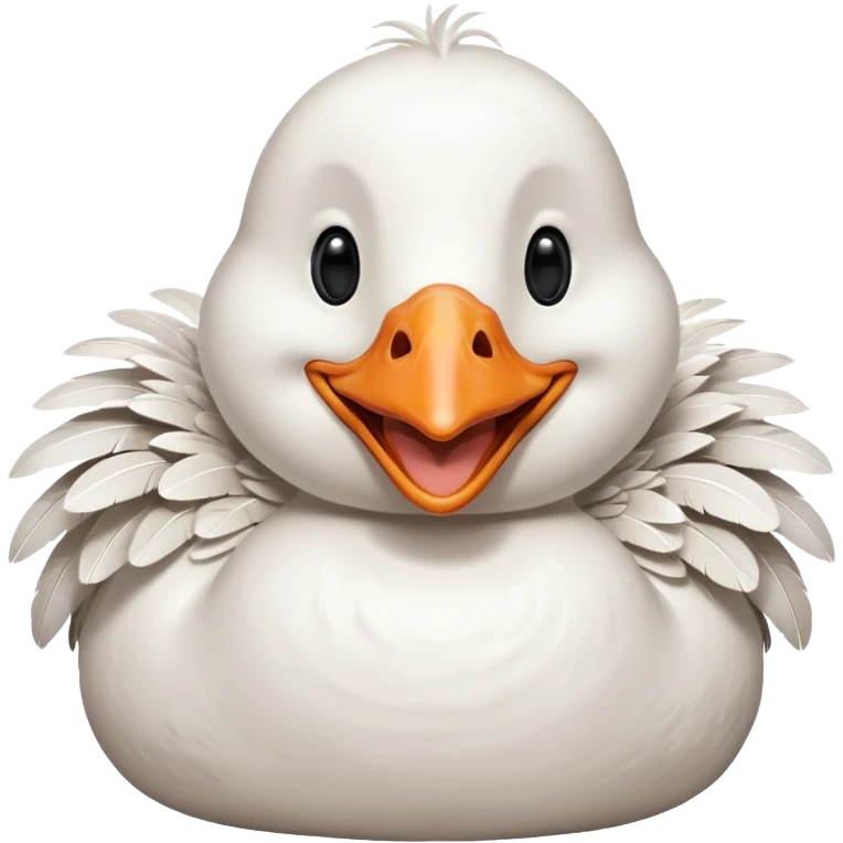 Laughing goose emoji