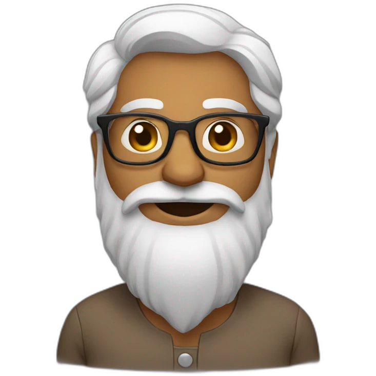 indian-guy-with-beard-and-glasses emoji