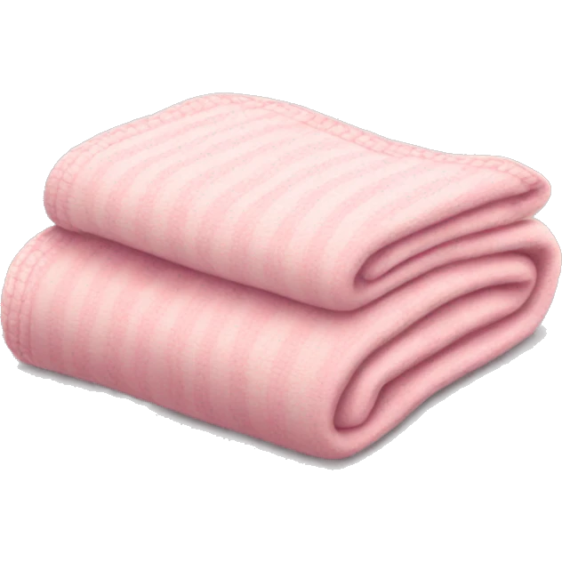 light pink warm blanket emoji