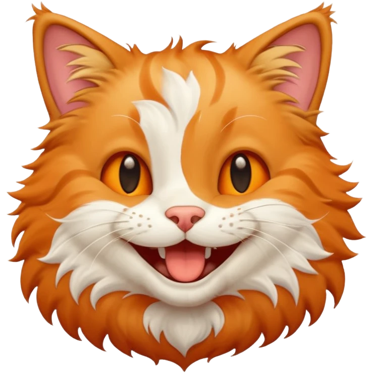 Laughing cat emoji