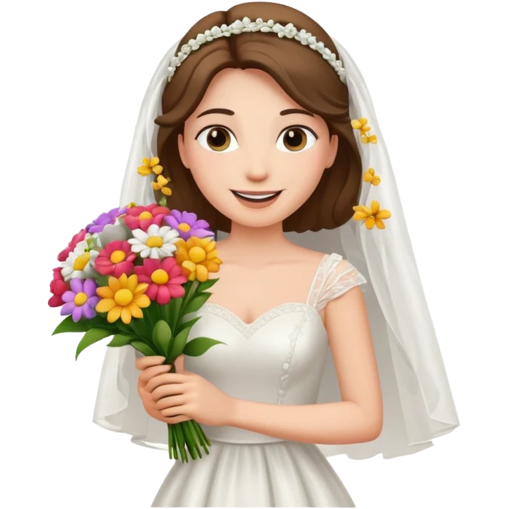 Man bride emoji