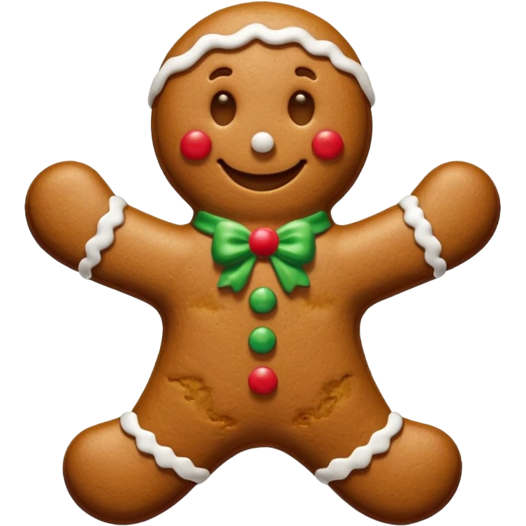 Christmas gingerbread easy emoji