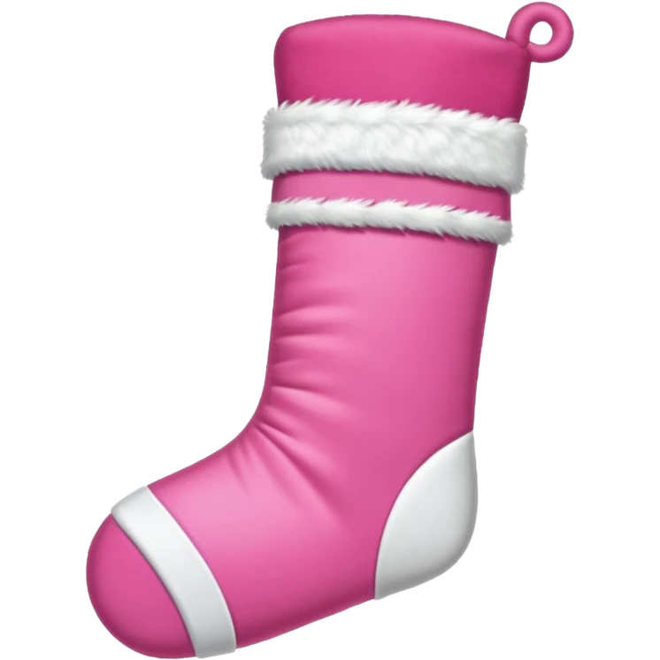 Pink Christmas emoji