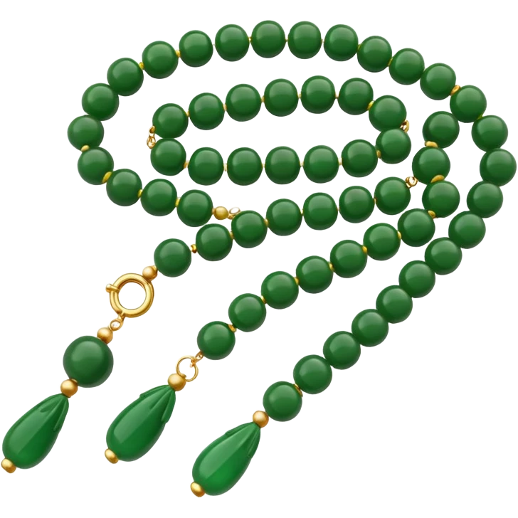 green prayer beads  emoji