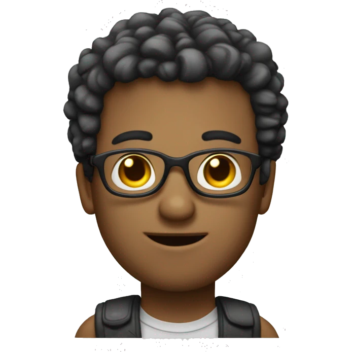 Diogo com óculos emoji