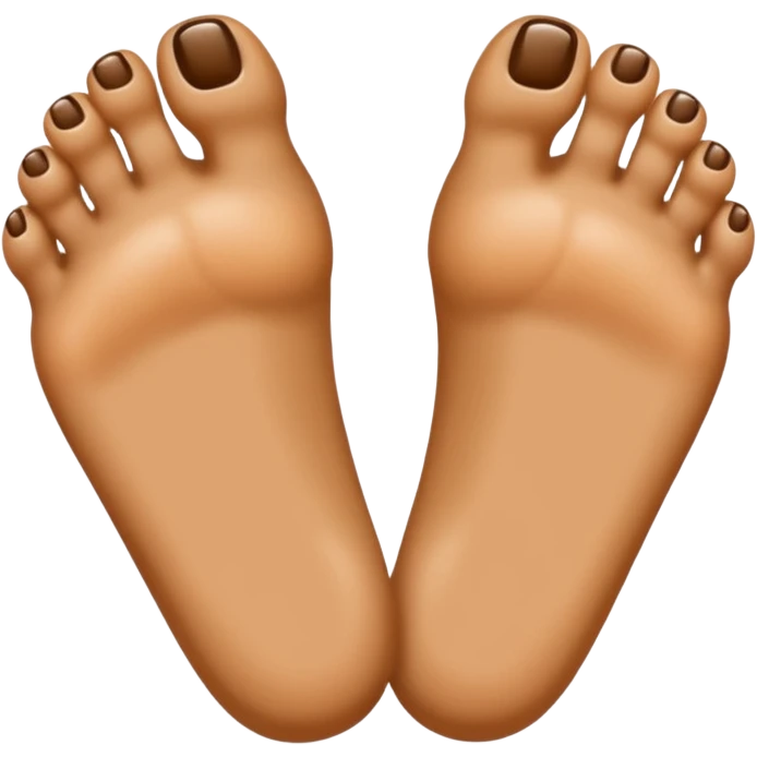 Hairy toes emoji