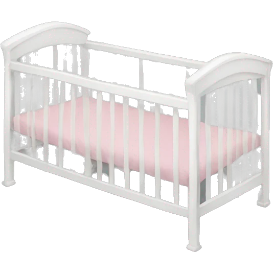 Crib for baby emoji