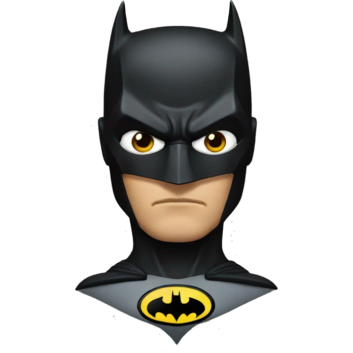 Serious batman emoji