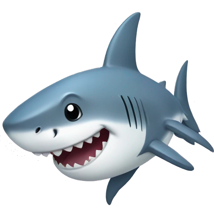 Lovey shark emoji