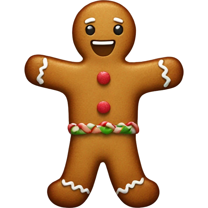 Gingerbread man  emoji