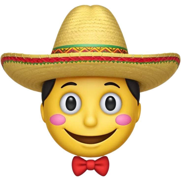 Mexican smiley with sombrero  emoji