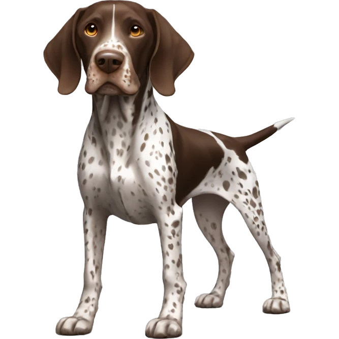 German Shorthaired Pointer Dog Breed Full Body emoji
