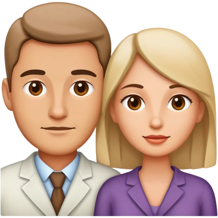 husband and wife glued togetger emoji