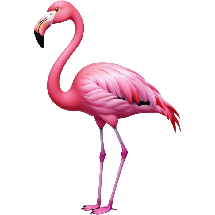 purple phenicopterus emoji
