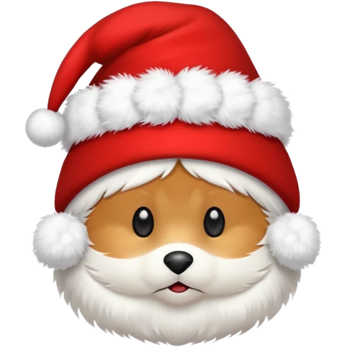 gorro de navidad emoji