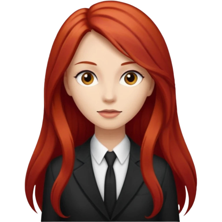 Mujer flaca con cabello largo color rojo color de piel blanca, hombre de color medio moreno con cabello color negro, flaco emoji