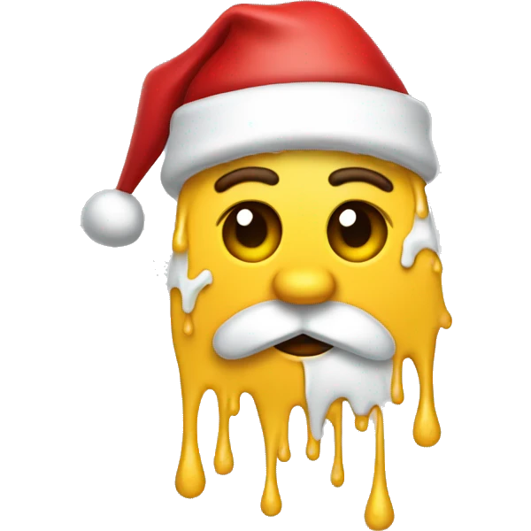 Drippy santa  emoji