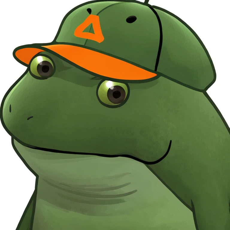 bufo with orange cap emoji