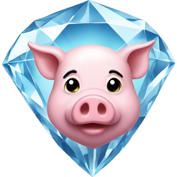 diamond pig emoji