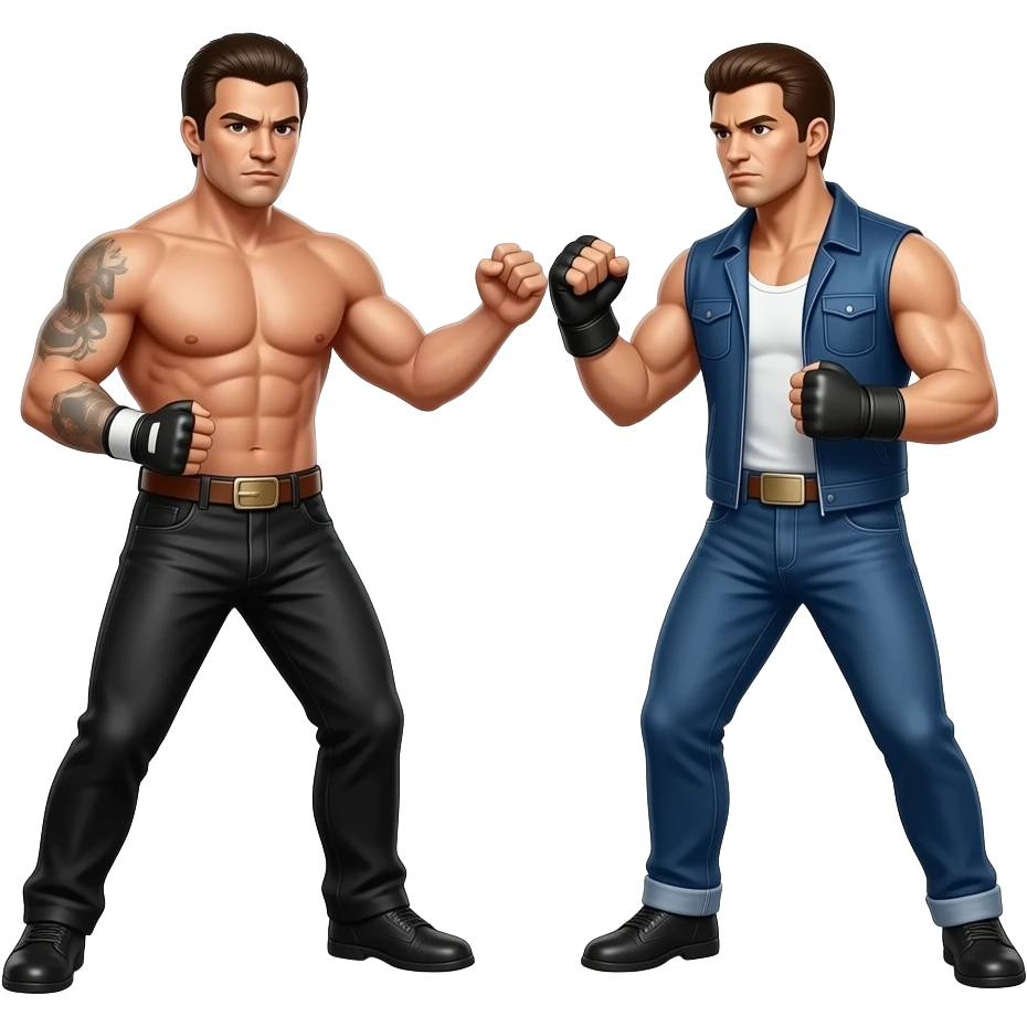 paco fighting frank dux emoji