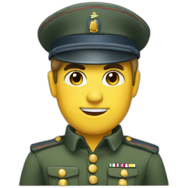 Salut militaire emoji