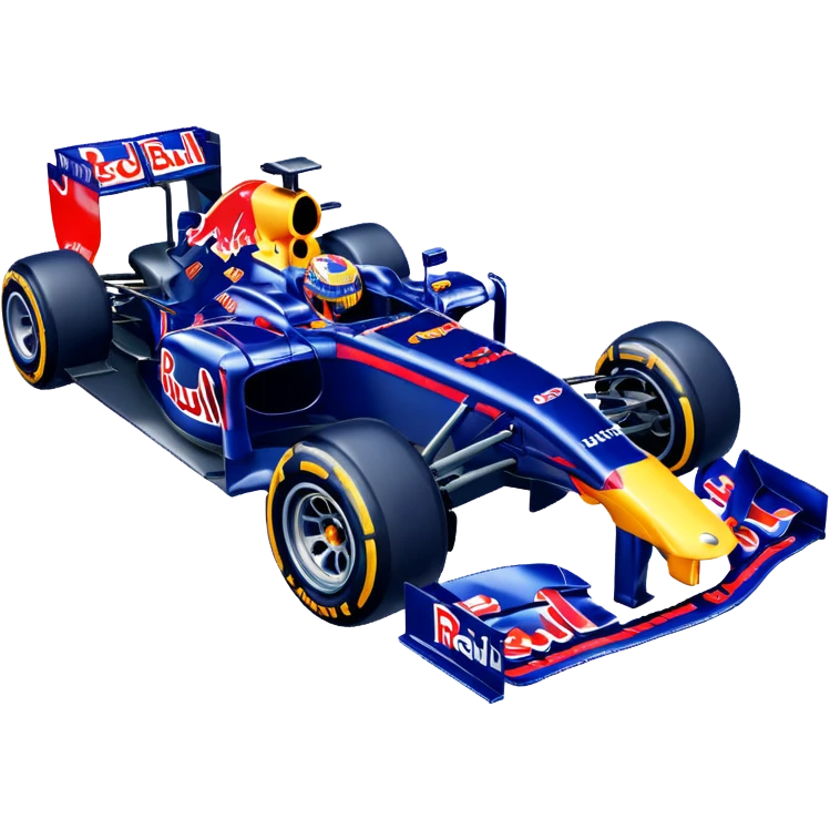 formula 1 red bull car emoji