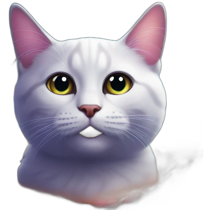 surprising cat in expansive beautiful galaxy emoji