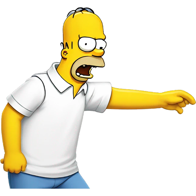homer simpson screaming emoji