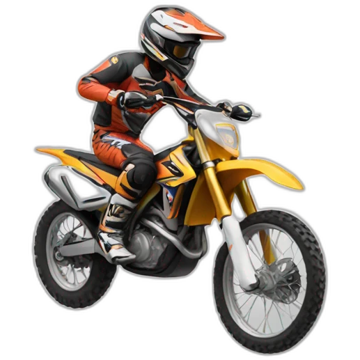 Moto cross emoji