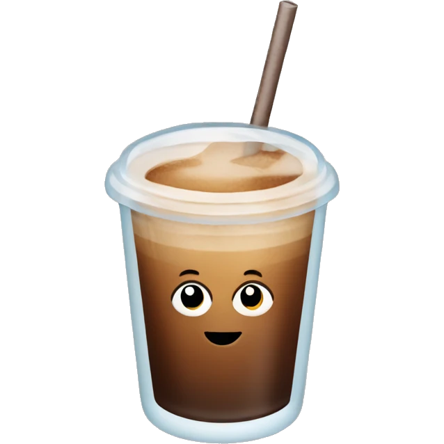 Ice coffee emoji