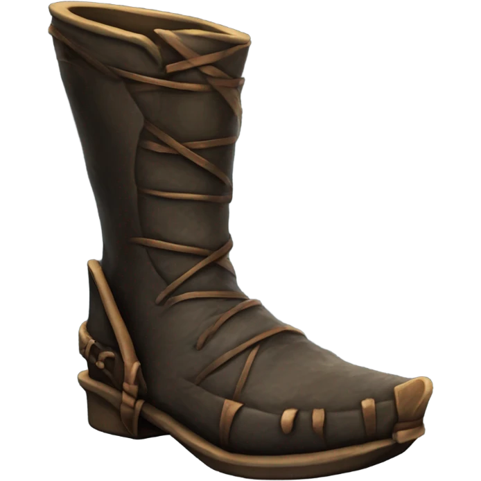 medieval boots emoji