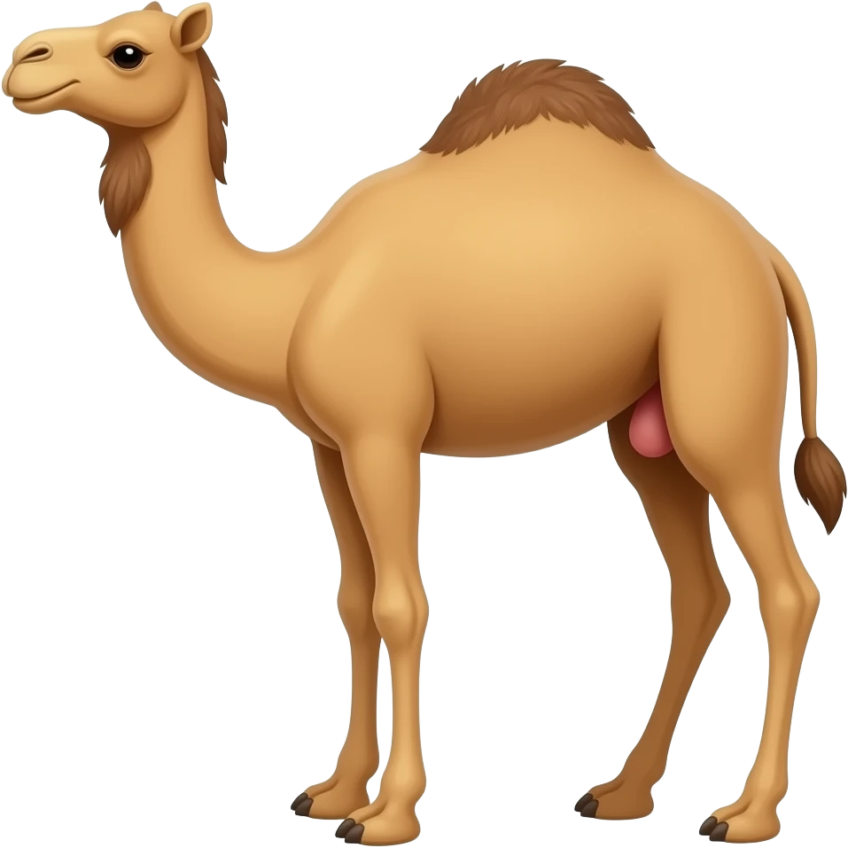 Show camel toe emoji