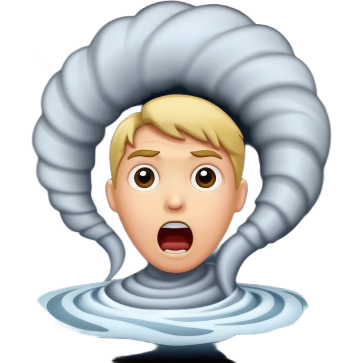 Tornado that sucks up children  emoji