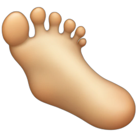 crazy feet emoji