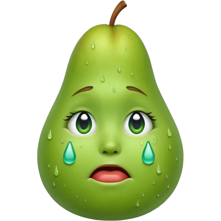 Birne die weint emoji