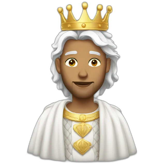 King white emoji