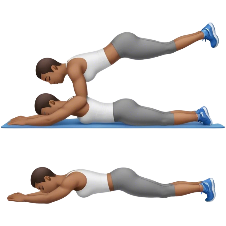 side-view guy lying down weighted glute-bridges emoji