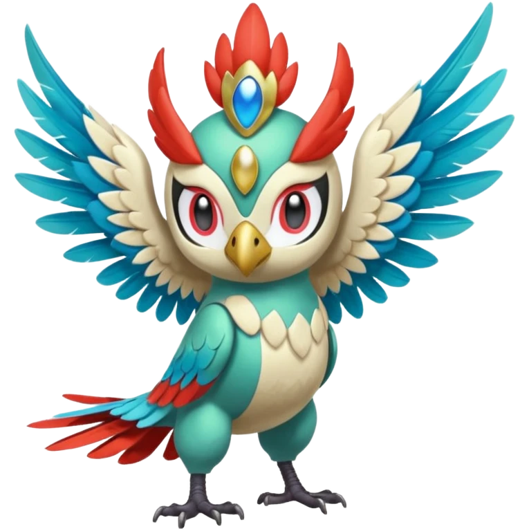 Meloetta-Hawlucha-Swablu-Trico-Pokémon-Fakémon-fusion-hybrid-creature emoji